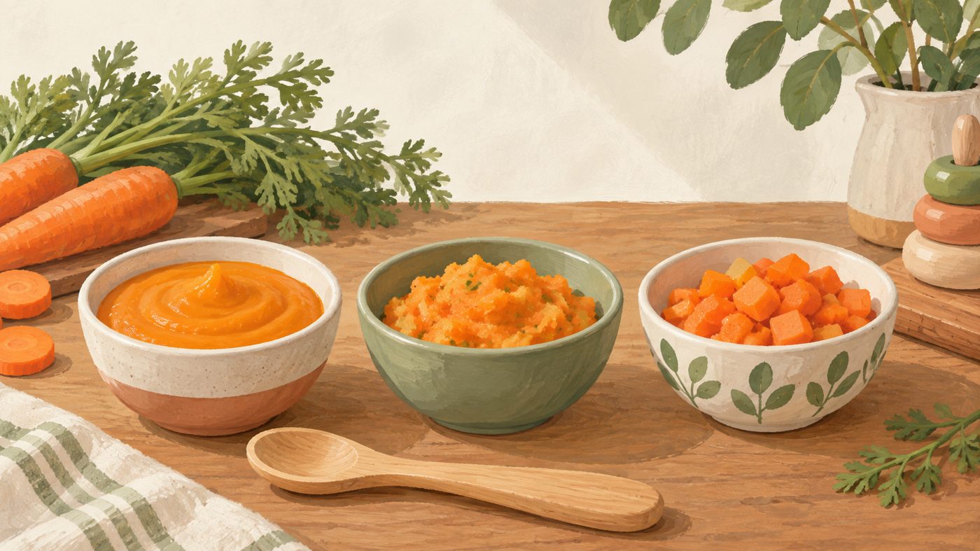 Diversification alimentaire : le calendrier mois par mois